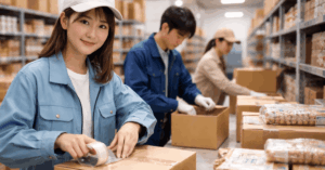 日本の梱包作業の求人：時給と応募方法